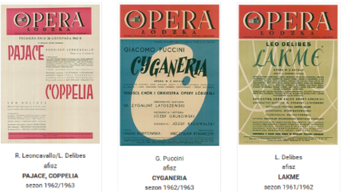 plakaty w teatrze wielkim