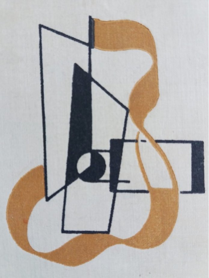 brązowo-czarna kompozycja geometryczna