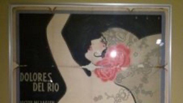 tancerka z kwiatem róży, art deco